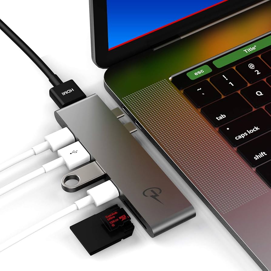 USB C Hub for Apple MacBook Air 2018, MacBook Pro 2018, 2017